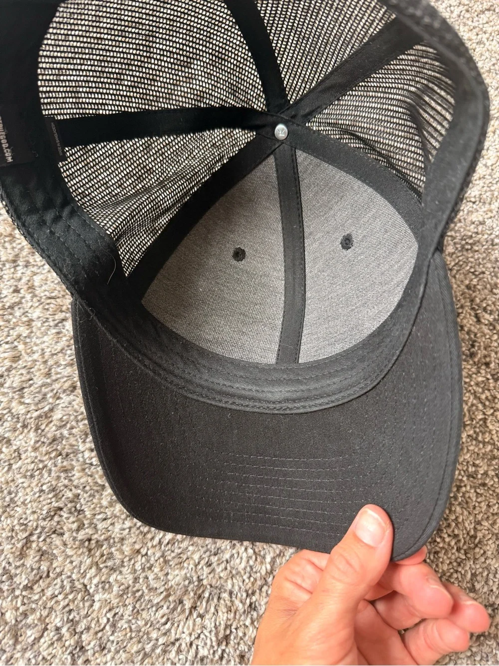 One Nation Under God 🇺🇸 Trucker Hat with American Flag Patch